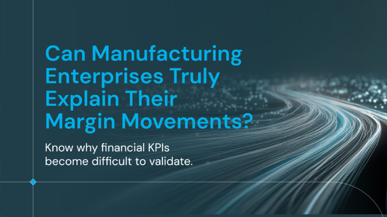 Financial reporting automation for manufacturing enterprises